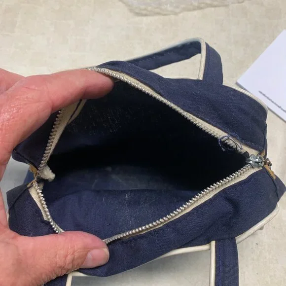 Vintage American Airline AA Textile MFG Des Moines Iowa Souvenir Mini Travel Bag - Picture 9 of 10